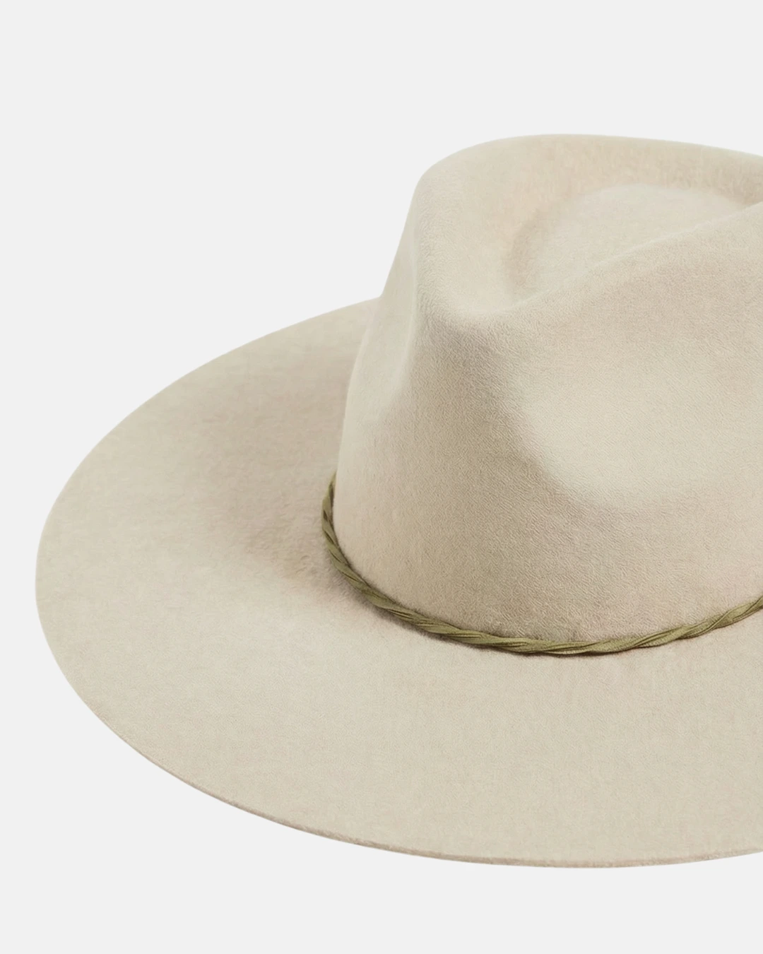 Olive Suede Hat Band